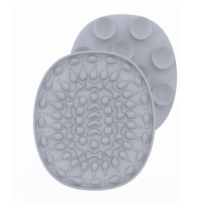 Pet Supplies Sucker Licking Pad Pet Placemat Silicone Slow Food Pad Slow Food Pad Dog Licking Pad