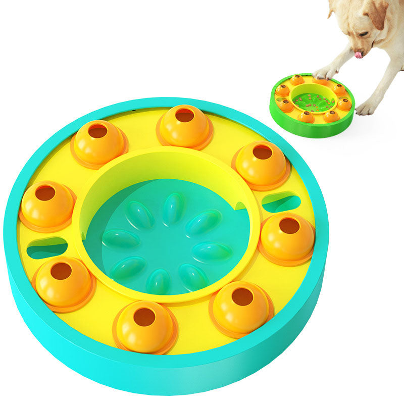 New Educational Interactive Dog Toy Training Treasure Hunt Slow Food Missing Food Plate Pet Products