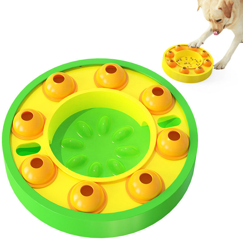 New Educational Interactive Dog Toy Training Treasure Hunt Slow Food Missing Food Plate Pet Products
