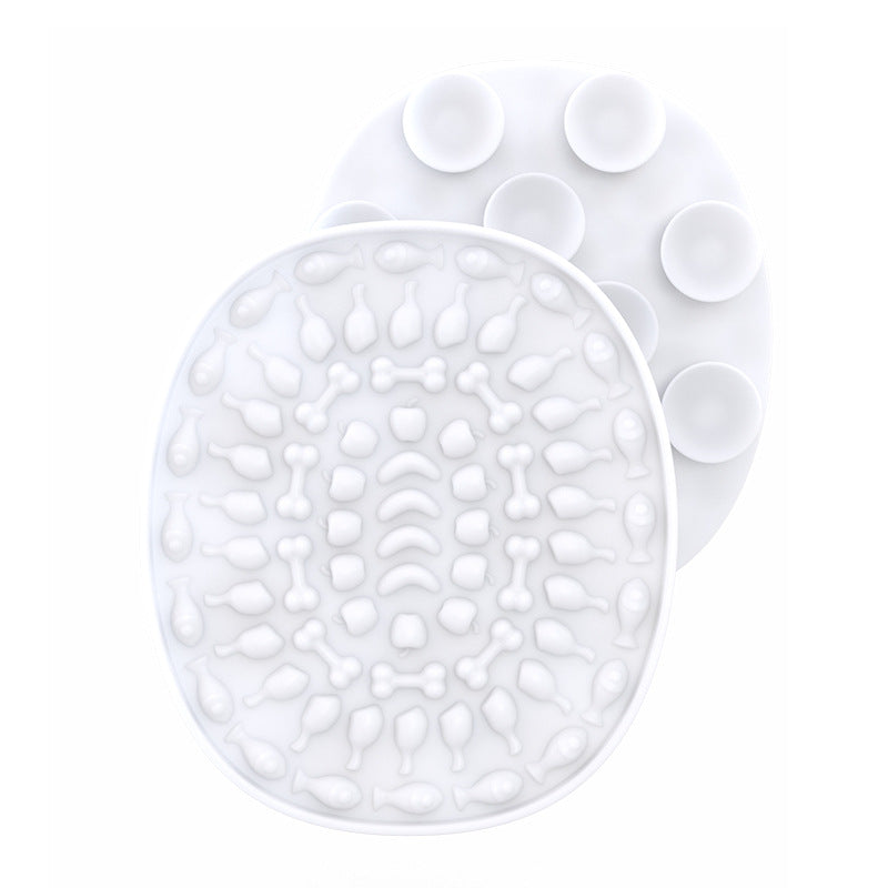 Pet Supplies Sucker Licking Pad Pet Placemat Silicone Slow Food Pad Slow Food Pad Dog Licking Pad