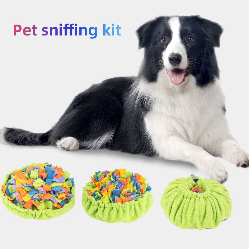 Pet Rainbow Smell Bag Can Contain Multi Functional Dog Sniff Pad, Slow Food Hidden Food Bowl