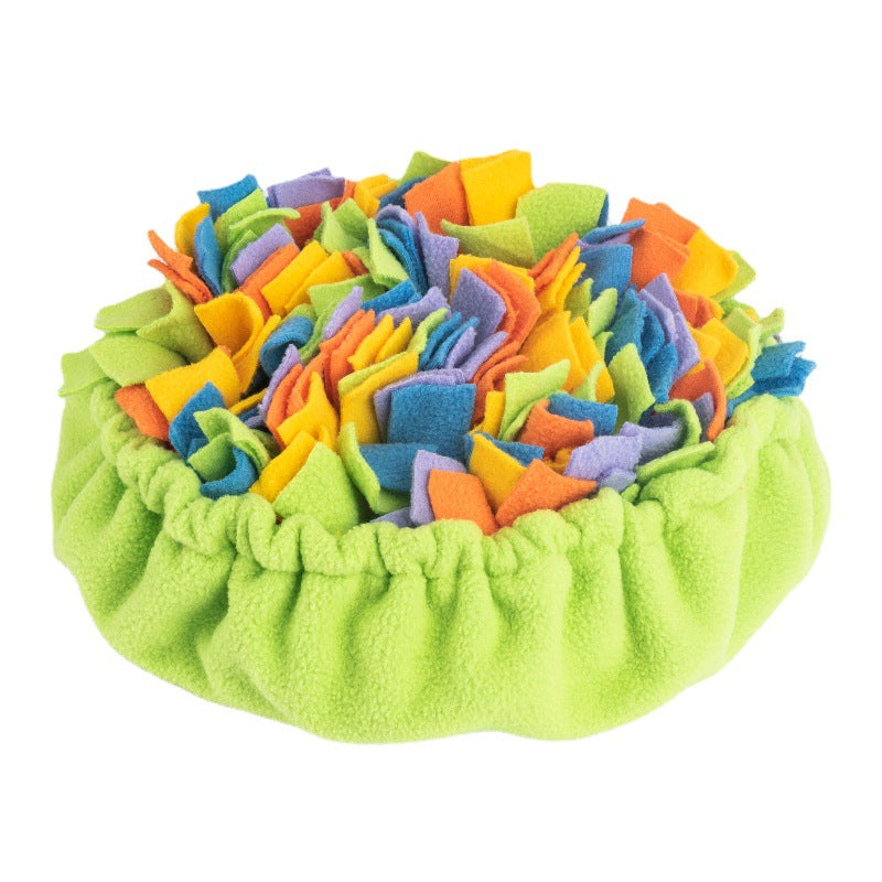 Pet Rainbow Smell Bag Can Contain Multi Functional Dog Sniff Pad, Slow Food Hidden Food Bowl