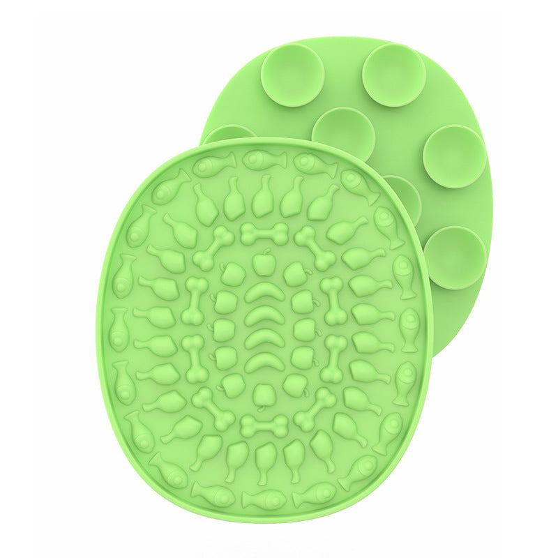 Pet Supplies Sucker Licking Pad Pet Placemat Silicone Slow Food Pad Slow Food Pad Dog Licking Pad