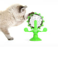 Funny Cat Turntable Toy Pet Windmill Food leakage Bucket Cat Exercise Training Toys